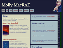 Tablet Screenshot of mollymacrae.com
